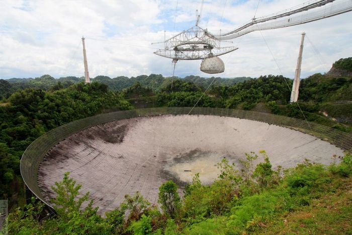 Arecibo Observatory radio telescope, National Astronomy and Ionosphere Center, Arecibo, Puerto Rico