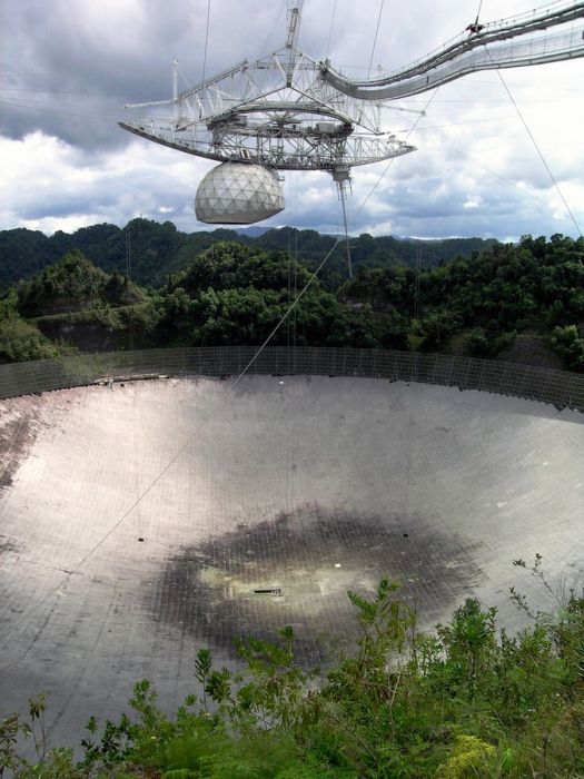 Arecibo Observatory radio telescope, National Astronomy and Ionosphere Center, Arecibo, Puerto Rico