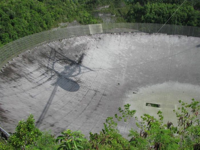 Arecibo Observatory radio telescope, National Astronomy and Ionosphere Center, Arecibo, Puerto Rico