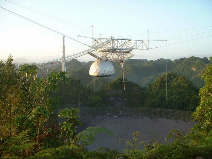 Arecibo Observatory radio telescope, National Astronomy and Ionosphere Center, Arecibo, Puerto Rico