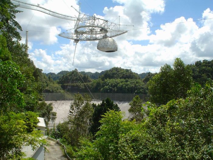 Arecibo Observatory radio telescope, National Astronomy and Ionosphere Center, Arecibo, Puerto Rico