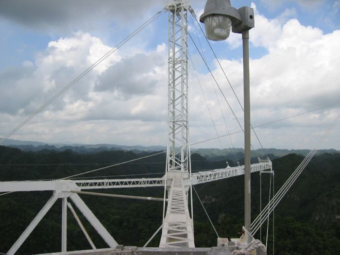 Arecibo Observatory radio telescope, National Astronomy and Ionosphere Center, Arecibo, Puerto Rico