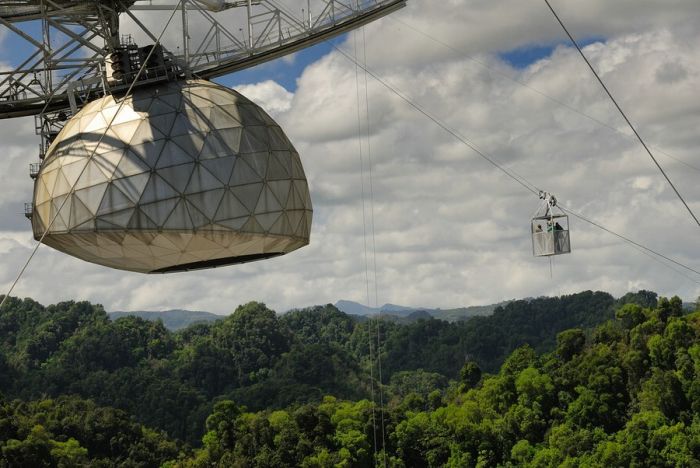 Arecibo Observatory radio telescope, National Astronomy and Ionosphere Center, Arecibo, Puerto Rico