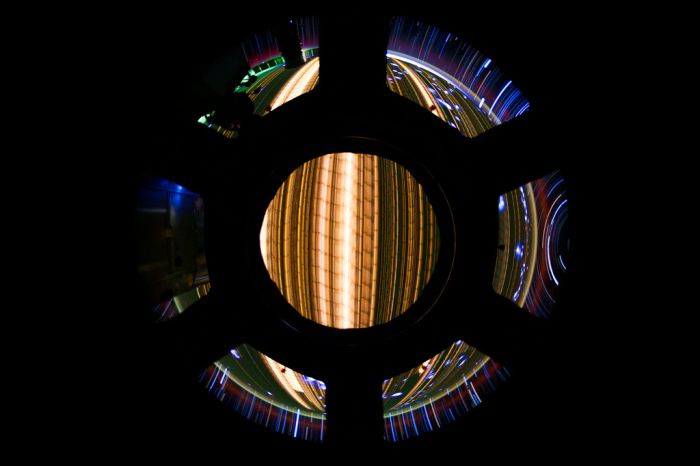 ISS star trail photography by Donald Roy Pettit