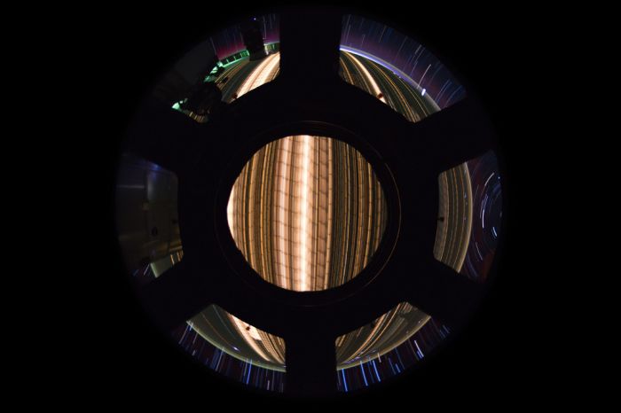 ISS star trail photography by Donald Roy Pettit