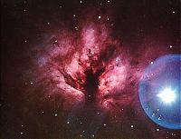 Earth & Universe: Flame Nebula