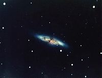 Earth & Universe: Galaxy M82