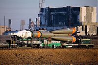 Earth & Universe: Baikonur Cosmodrome Soyuz spacecraft launched