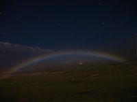 Earth & Universe: moon rainbow