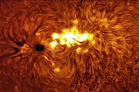 Earth & Universe: sun photograph