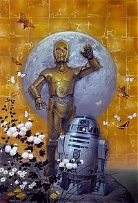 Earth & Universe: Star wars paintings by Tsuneo Sanda