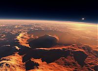 Earth & Universe: artistic rendering of mars