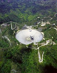 Earth & Universe: Arecibo Observatory radio telescope, National Astronomy and Ionosphere Center, Arecibo, Puerto Rico