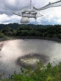 Earth & Universe: Arecibo Observatory radio telescope, National Astronomy and Ionosphere Center, Arecibo, Puerto Rico