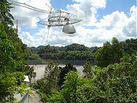 Earth & Universe: Arecibo Observatory radio telescope, National Astronomy and Ionosphere Center, Arecibo, Puerto Rico