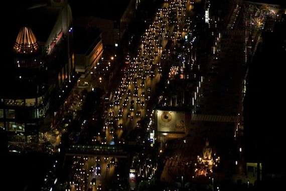 Traffic jam in the world