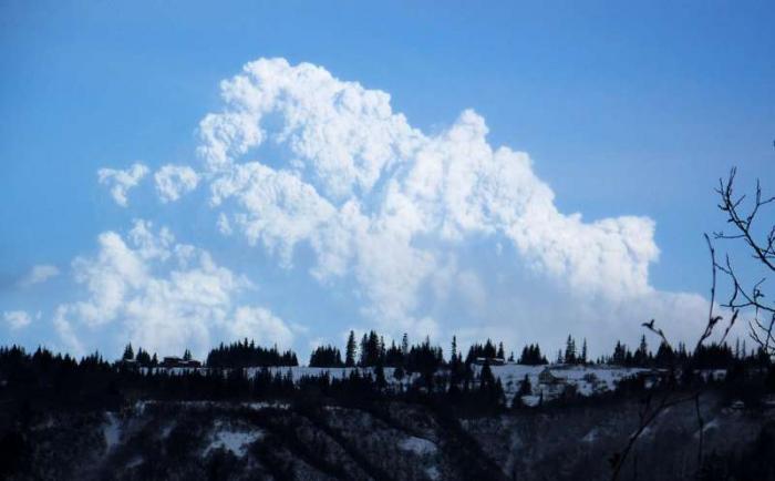 Alaska, volcanic eruption