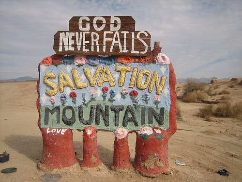 Salvation mountain by Leonard Knight
