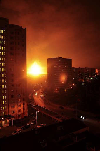 Gas explosion, Moscow