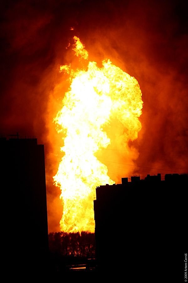 Gas explosion, Moscow