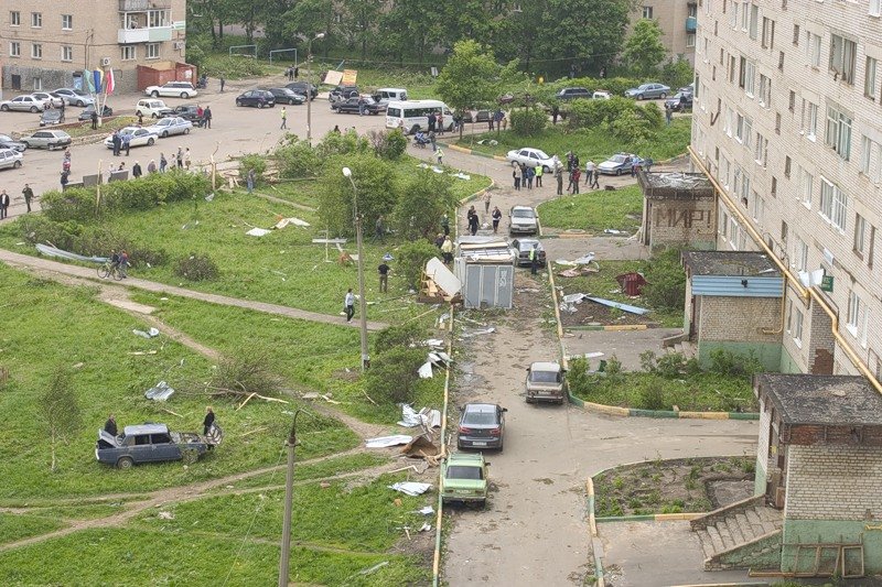 Tornado in Sergiev Posad
