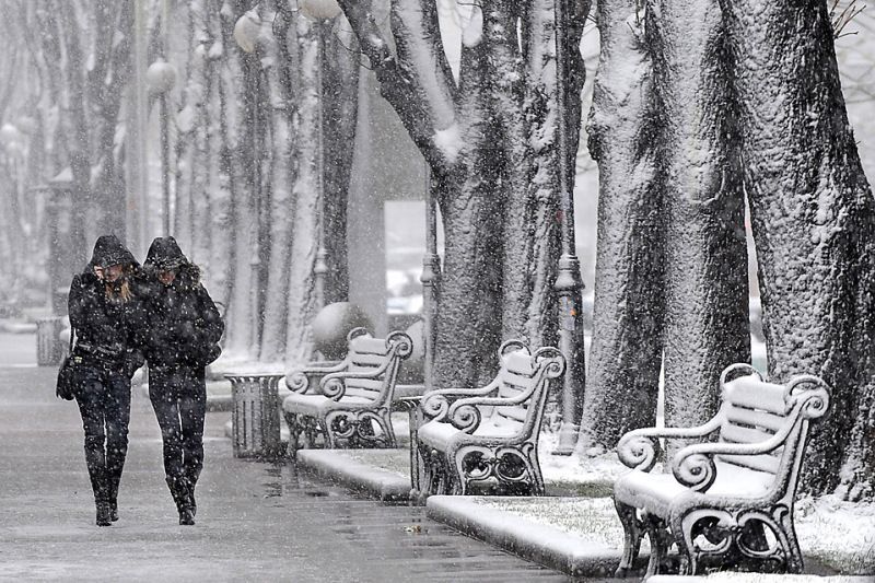 UKRAINE WEATHER SNOWFALL FEATURE