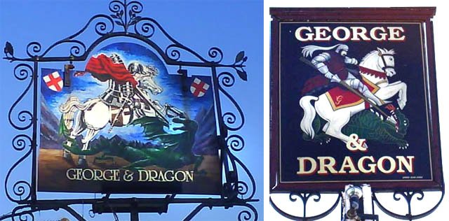 Pub signs, United Kingdom