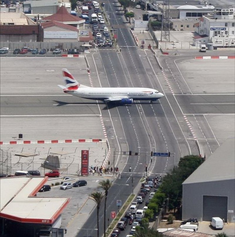 Gibraltar airport, Iberian Peninsula