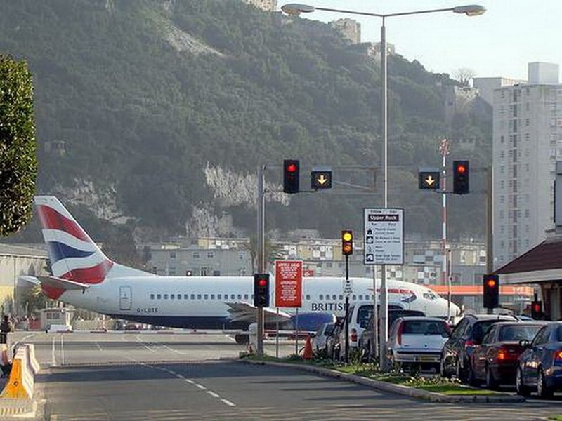 Gibraltar airport, Iberian Peninsula