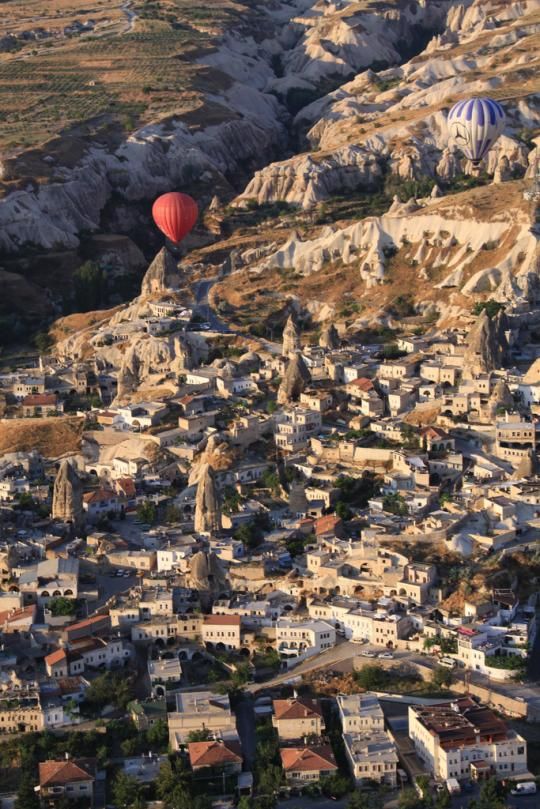 High phallic geology, Valley of Love (Valley Phallus), small town of Göreme, Cappadocia, Turkey