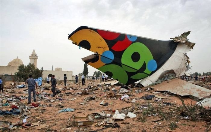 Plane crash in Tripoli, Libya