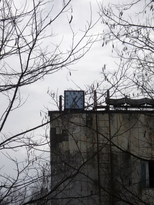 Chernobyl in winter, Pripyat, Kiev Oblast, Ukraine