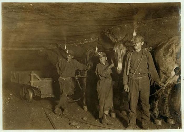 Child miners, 20th century, United States