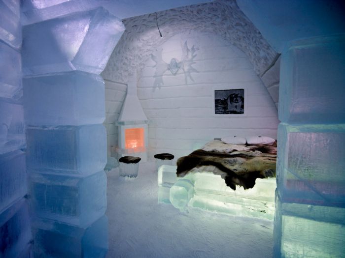 Ice hotel, Jukkasjärvi, Sweden