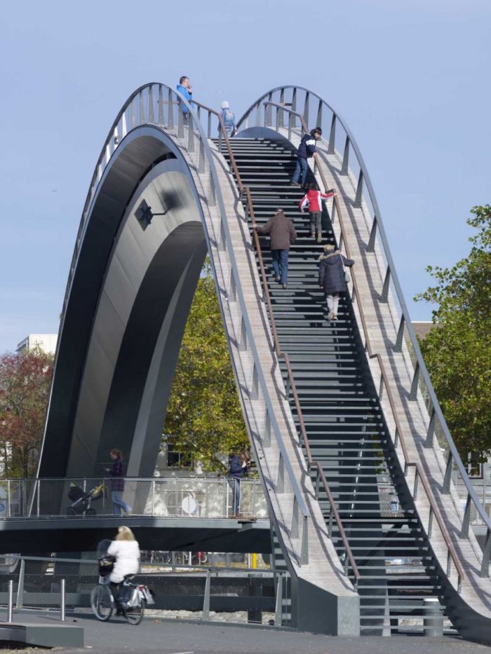 The Melkwegbridge by MEXT Architects, Purmerend, Netherlands