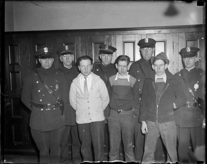 History: Boston Police, Behind the Badge, 1930s, Boston, Massachusetts, United States