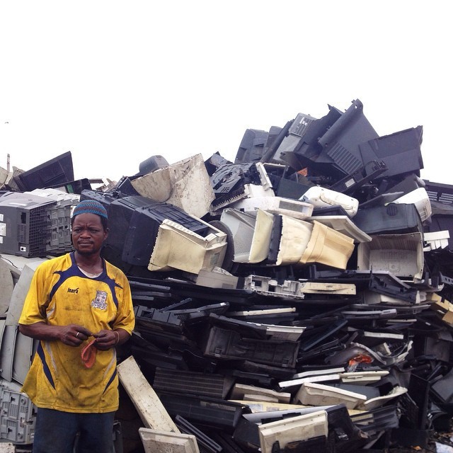 Graveyard for dead computers, Agbogbloshie, Accra, Ghana