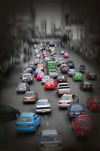 World & Travel: Traffic jam in the world