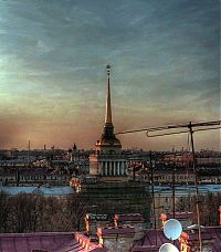 World & Travel: Morning in St. Petersburg, Russia