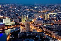 World & Travel: Moscow from the roof of City Capital, Russia