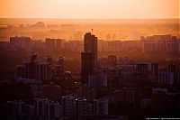 World & Travel: Moscow from the roof of City Capital, Russia