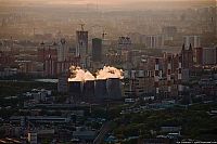 World & Travel: Moscow from the roof of City Capital, Russia