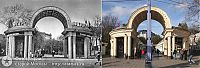 World & Travel: History: then and now, Moscow, Russia