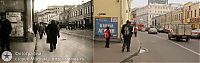 World & Travel: History: then and now, Moscow, Russia