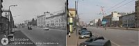 World & Travel: History: then and now, Moscow, Russia