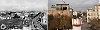 World & Travel: History: then and now, Moscow, Russia