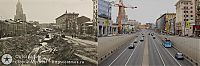 World & Travel: History: then and now, Moscow, Russia