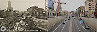 World & Travel: History: then and now, Moscow, Russia