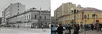 World & Travel: History: then and now, Moscow, Russia