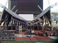 World & Travel: Scorpions, Alice Cooper, Rasmus and Kingdome Come, Rock Monsters concert for 25 000 people suspended, Friday, 19.00, the stage collapsed, Novosibirsk, Russia